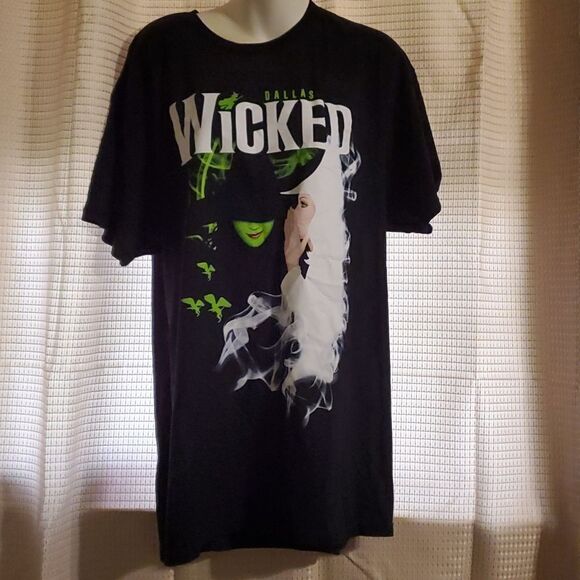 Womens Wicked Black T Shirt Size XL - Picture 1 of 4